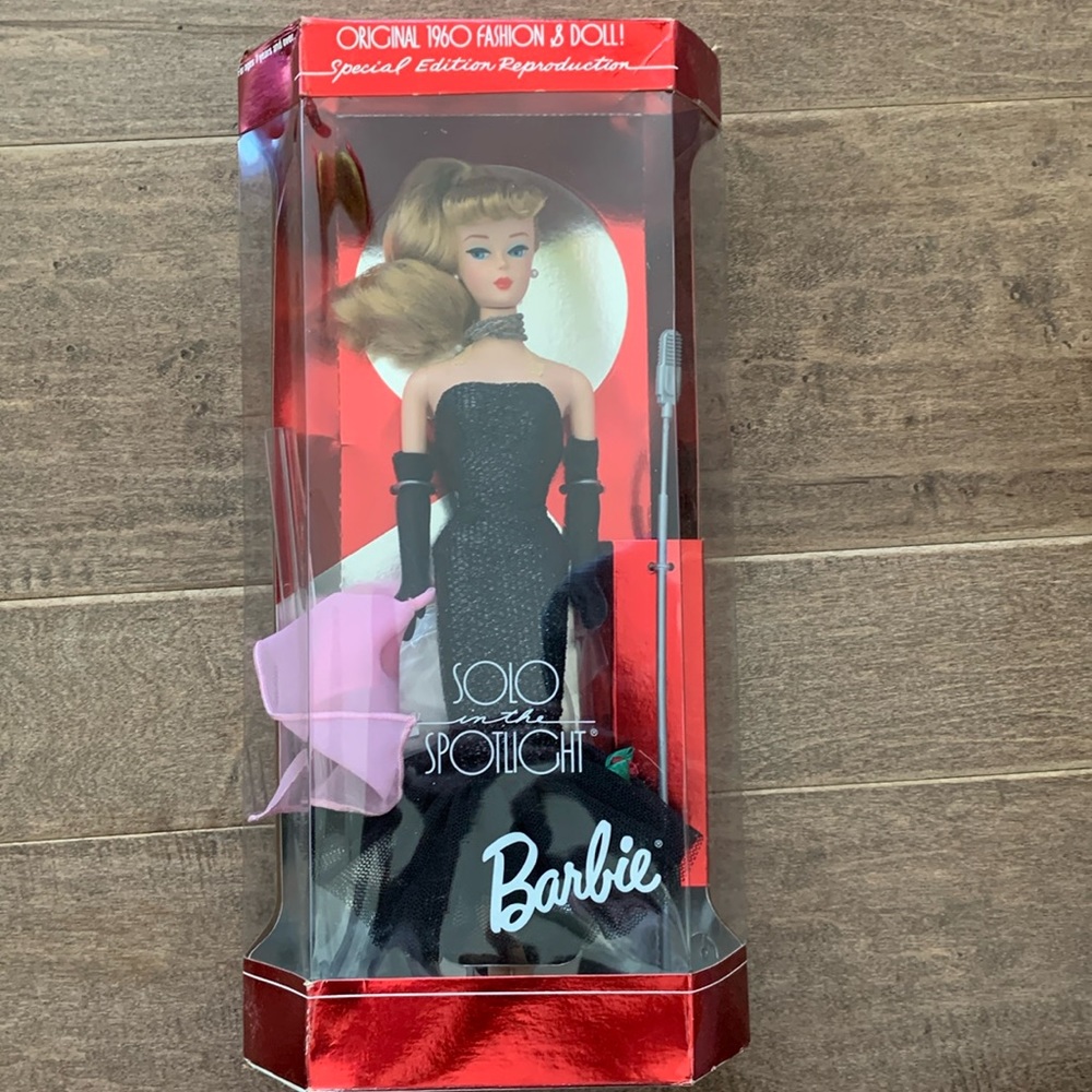Solo in the spotlight Barbie.